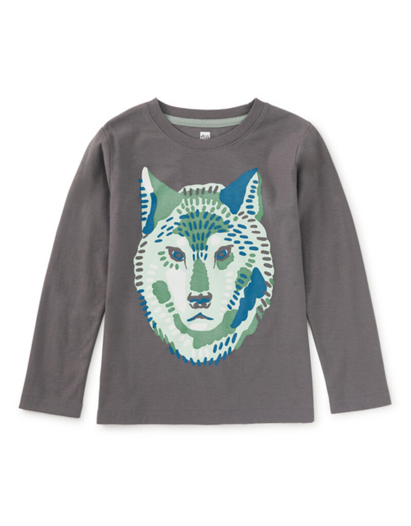 Tea Collection Wolf Graphic Tee Thunder
