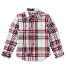 Tea Collection Flannel Button Up Shirt Korb