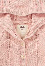 Tea Collection Creature Comfort Baby Cardigan Rosada