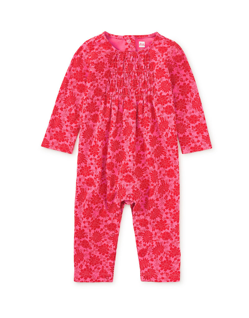 Tea Collection Smocked Baby Romper Andong Floral