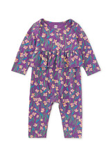 Tea Collection Pretty Peplum Baby Romper Perfume Jasmine