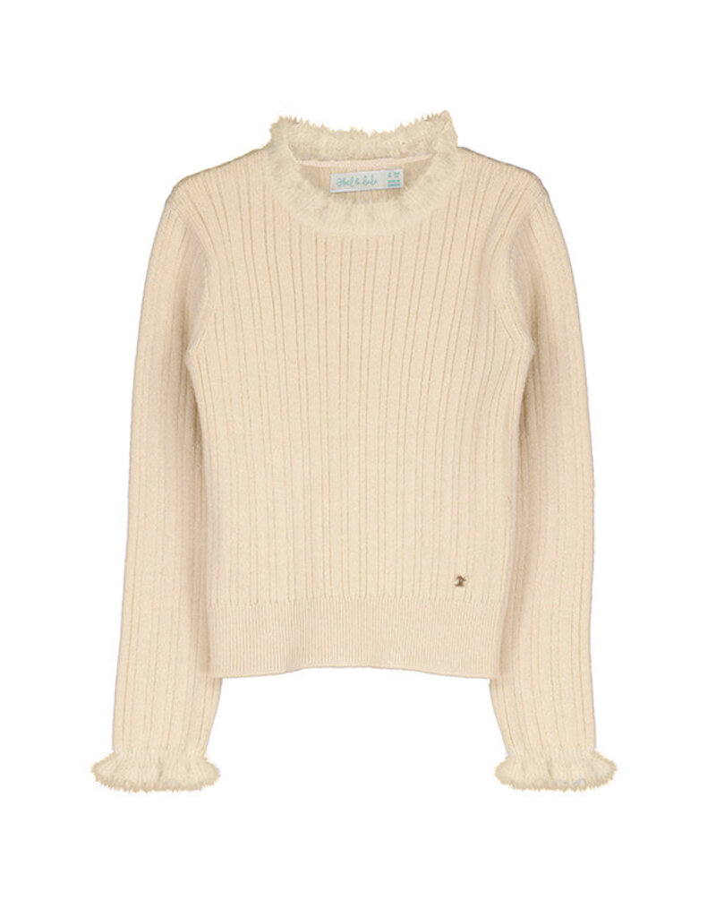 Abel & Lula Almond Knit Turtleneck