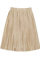 Abel & Lula Midi Lame Skirt Oat