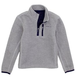 Properly Tied Boys Highland Pullover Light Heather Grey
