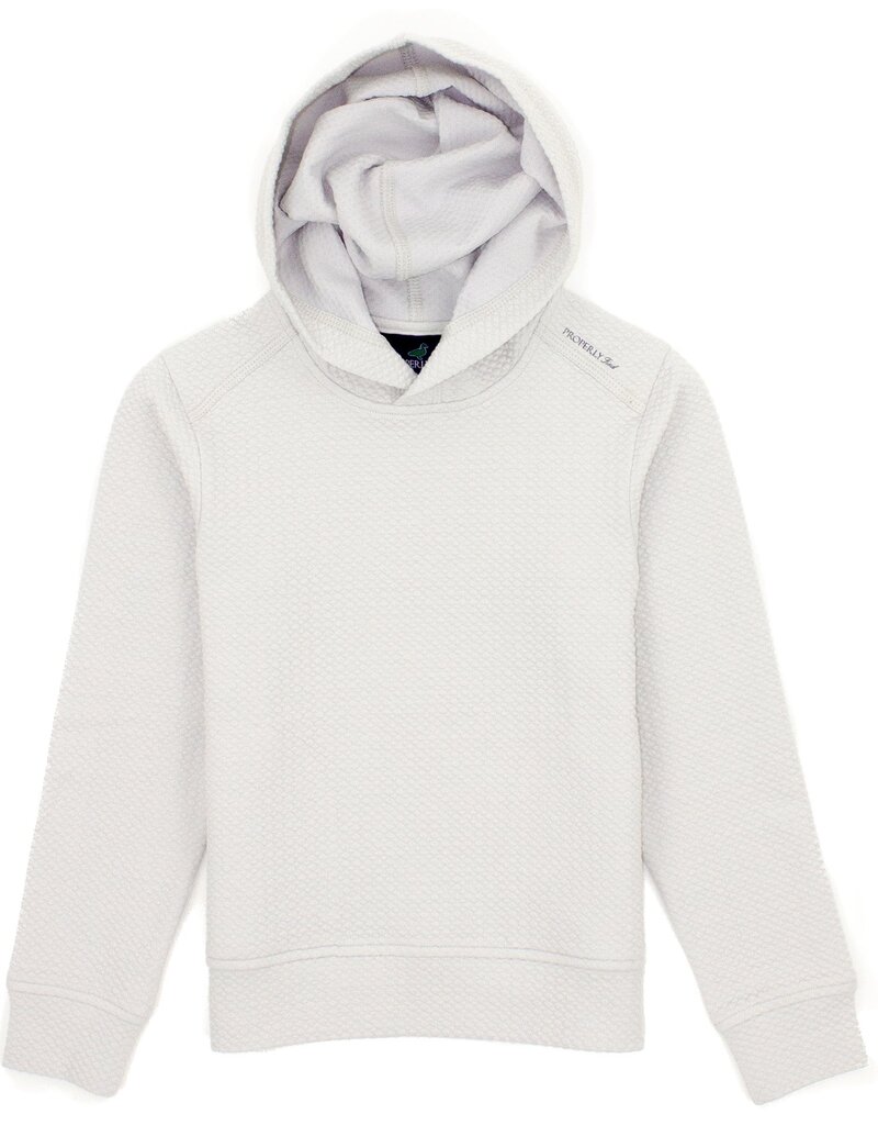 Properly Tied Boys Palmetto Hoodie Ice Grey