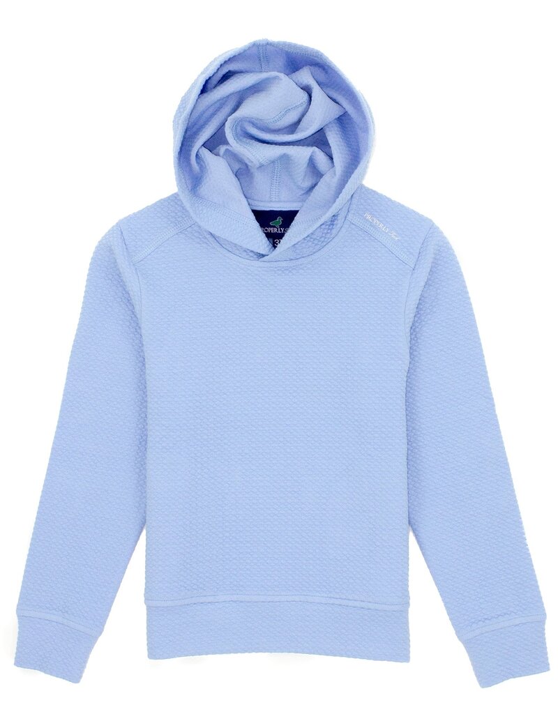 Properly Tied Boys Palmetto Hoodie Powder Blue