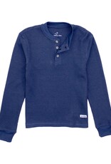 Properly Tied Boys Trek Henley River Blue