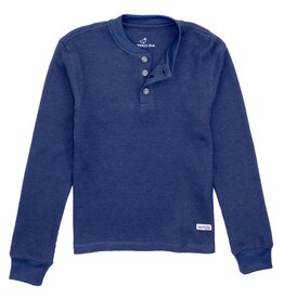 Properly Tied Boys Trek Henley River Blue