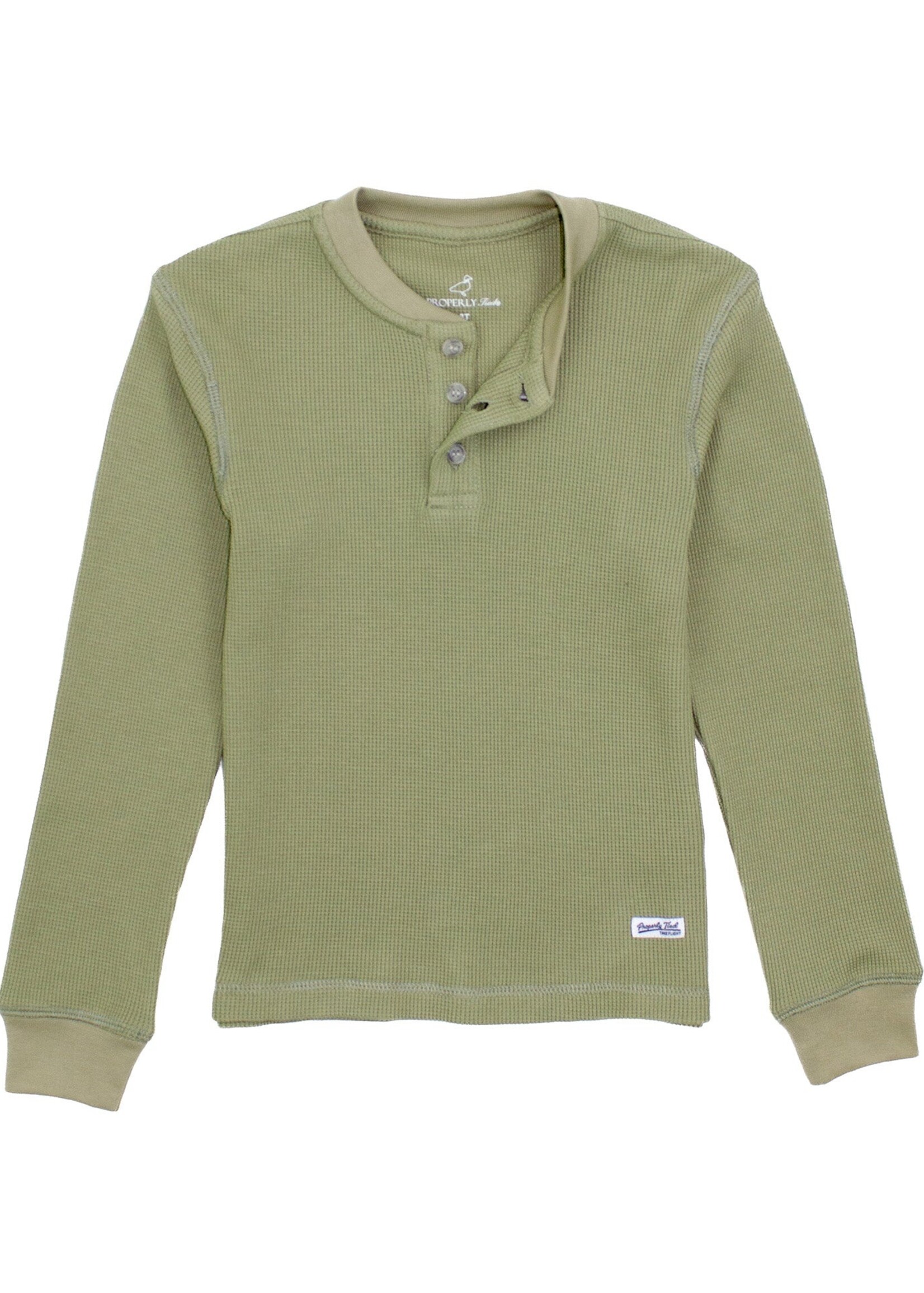Properly Tied Boys Trek henley Cypress