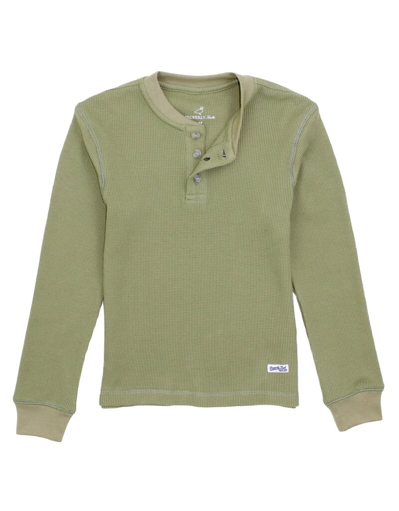 Properly Tied Boys Trek henley Cypress