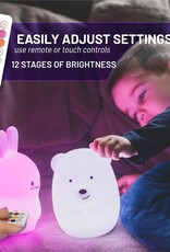 Lumieworld Lumipets LED BUNNY Night Light w/Remote