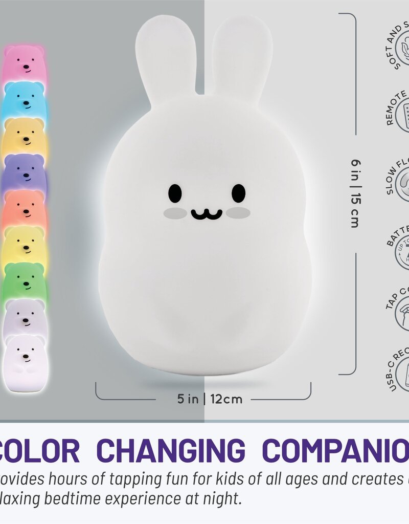 Lumieworld Lumipets LED BUNNY Night Light w/Remote