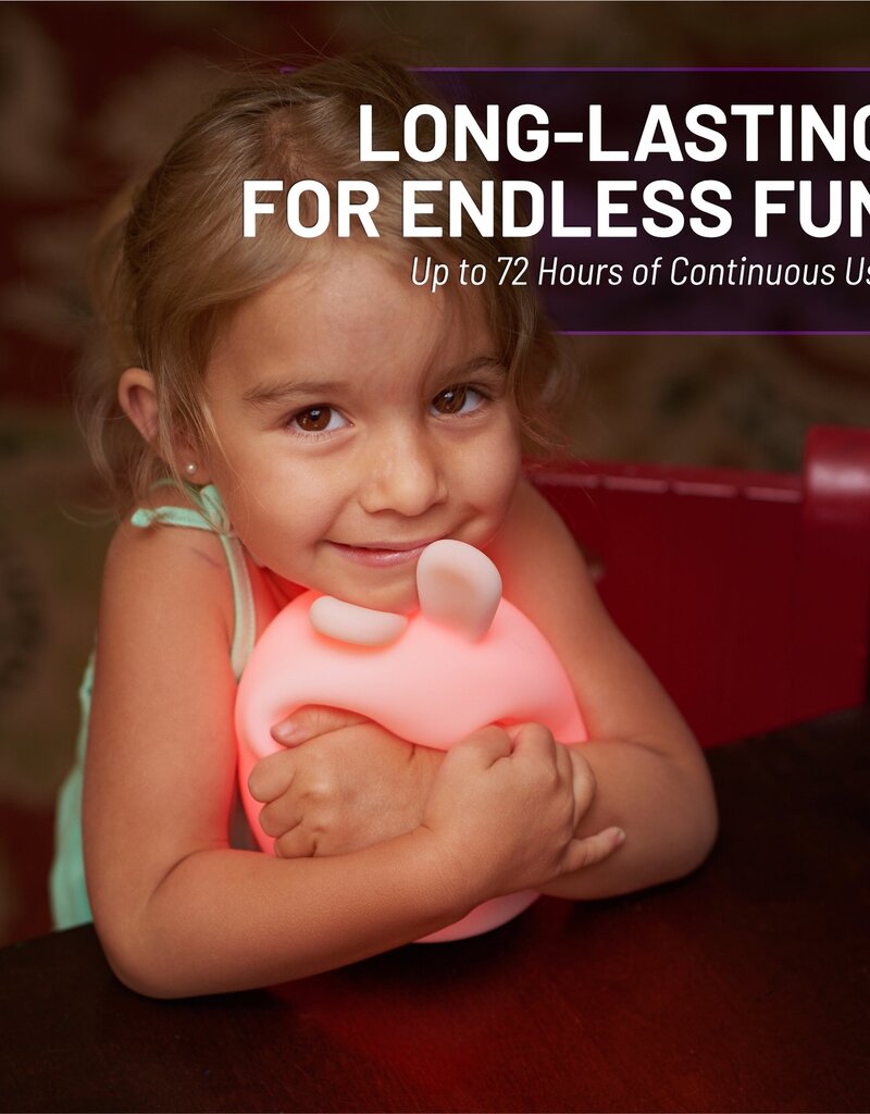 Lumieworld Lumipets LED BUNNY Night Light w/Remote