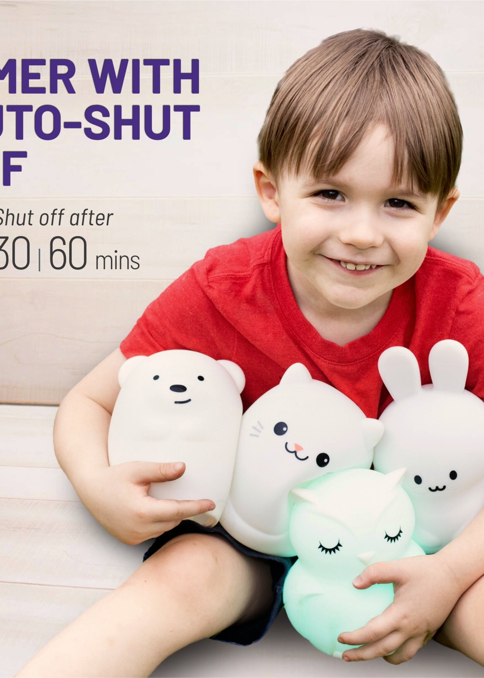 Lumieworld Lumipets LED BUNNY Night Light w/Remote