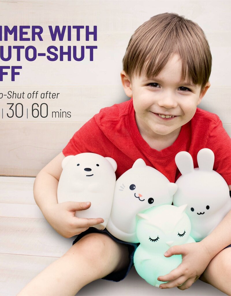 Lumieworld Lumipets LED BUNNY Night Light w/Remote