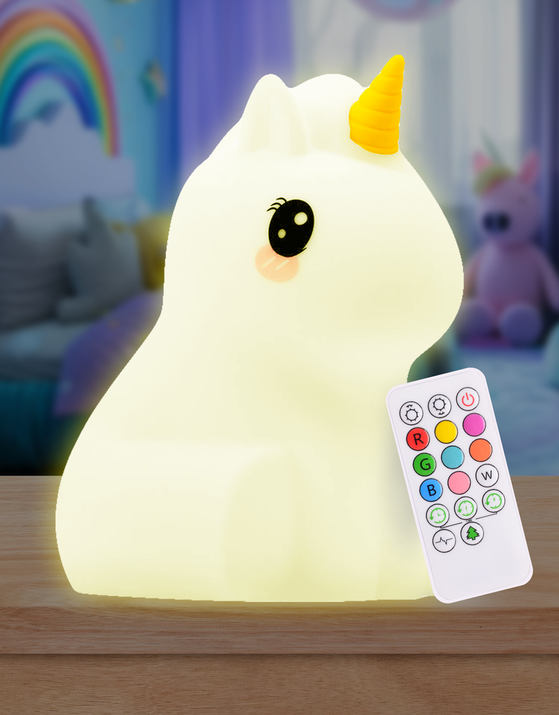 Lumieworld Lumipets LED Unicorn Night Light w/Remote