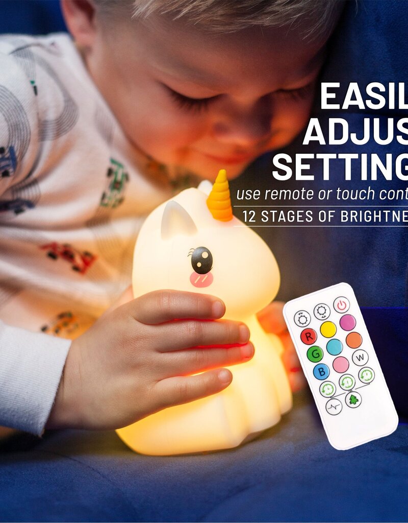 Lumieworld Lumipets LED Unicorn Night Light w/Remote