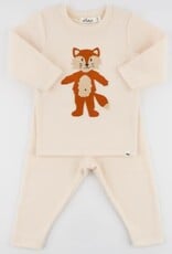 oh baby! SHAGGY FOX BABY RIB 2PC SET