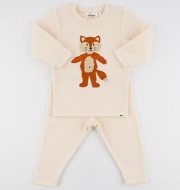 oh baby! SHAGGY FOX BABY RIB 2PC SET
