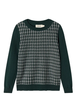 MarMar Copenhagen Tano Dark Leaf Pattern Sweater