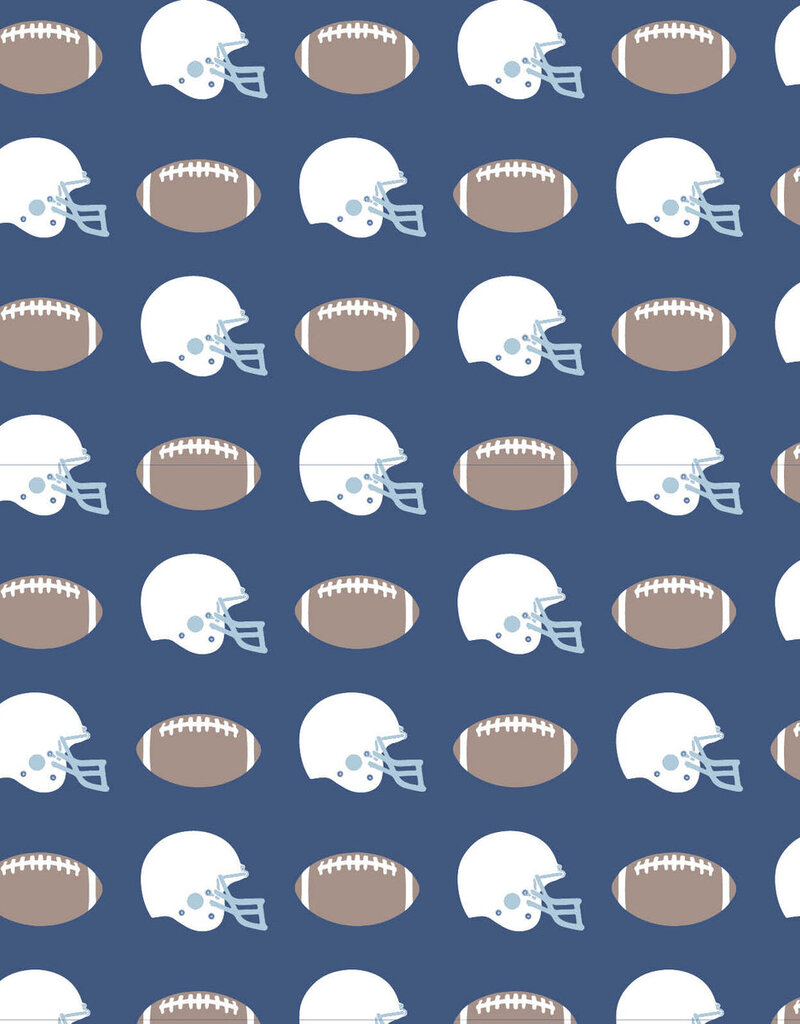 Lila + Hayes Beckett Boys Hangout Pant Firstdown Football