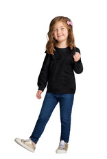 Milon Black Jersey Top w/Shoulder Bow