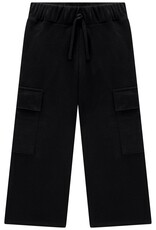 Milon Girls Black Cargo Jersey Pants