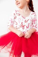 Mila & Rose Candy Cane Lane 3/4 Tutu Leotard