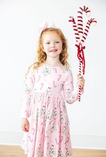 Mila & Rose Christmas Cookies L/S Pocket Twirl Dress