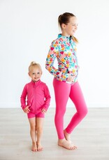 Mila & Rose Heart Hustle Full-Zip Ruffle Active Jacket