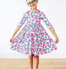 Mila & Rose Garden Glow 3/4 Sleeve Pocket Twirl Dress