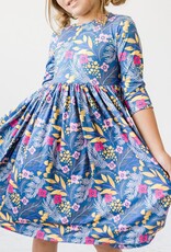 Mila & Rose Flora 3/4 Sleeve Pocket Twirl Dress