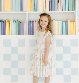 Mila & Rose Campus Cutie Flutter Sleeve Twirl Dress