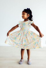 Mila & Rose Campus Cutie Flutter Sleeve Twirl Dress