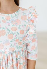 Mila & Rose Pretty Pumpkins Ruffle Twirl Dress