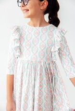 Mila & Rose Pumpkin Kisses Harvest Wishes Ruffle Twirl Dress