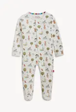 Magnetic Me FUNNY FARM ORGANIC COTTON FOOTIE