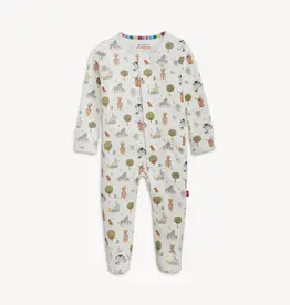 Magnetic Me FUNNY FARM ORGANIC COTTON FOOTIE