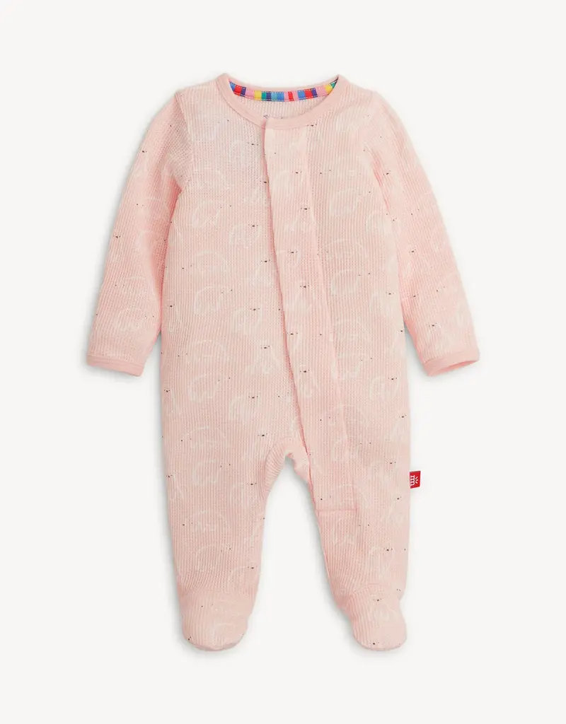 Magnetic Me PINK POLARIS WAFFLE FOOTIE