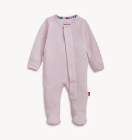 Magnetic Me Lilac Snow Waffle Footie