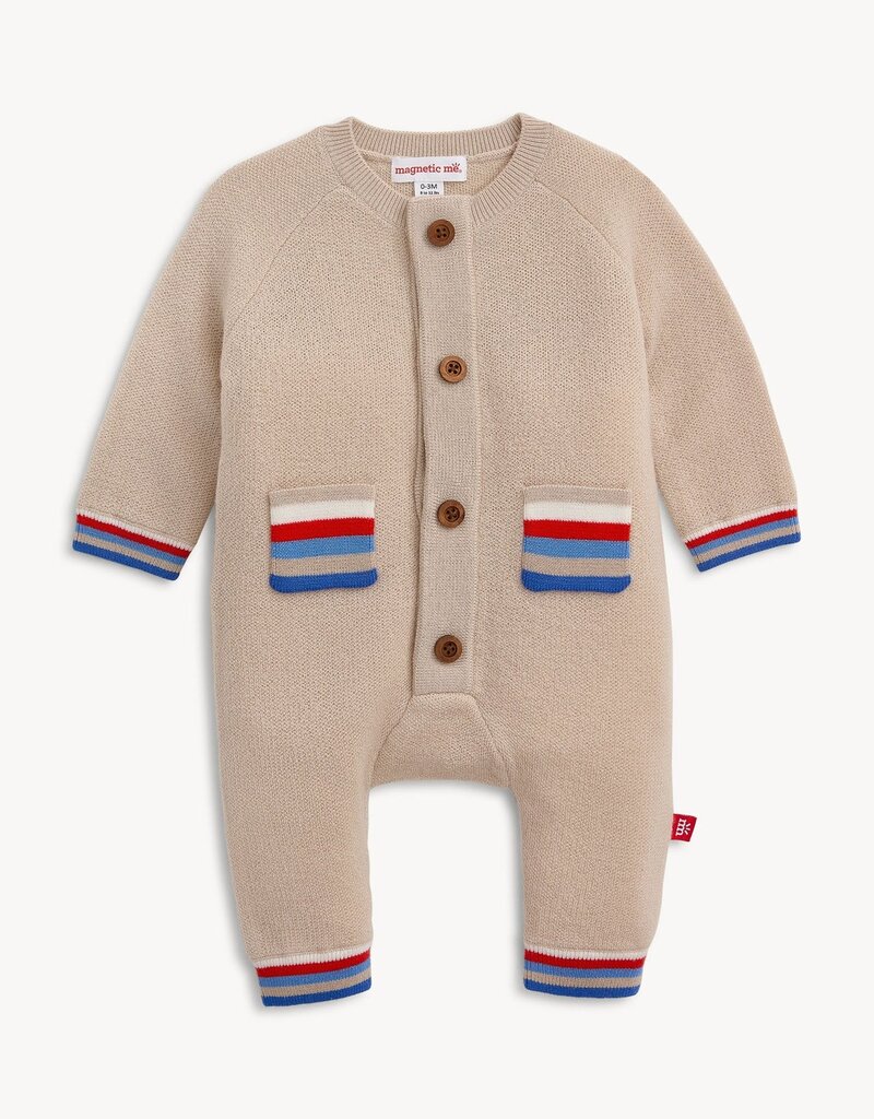 Magnetic Me OATMEAL WOOL COVERALL