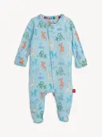 Magnetic Me BLUE PARTY ANIMALS GLOW  DARK MODAL FOOTIE