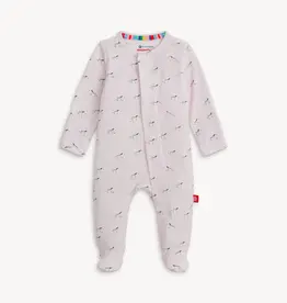 Magnetic Me PINK SAVANNAH PLAINS MODAL FOOTIE