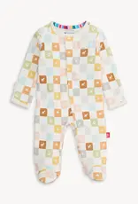 Magnetic Me CHECKMATE ORGANIC COTTON FOOTIE
