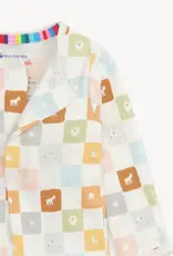 Magnetic Me CHECKMATE ORGANIC COTTON FOOTIE