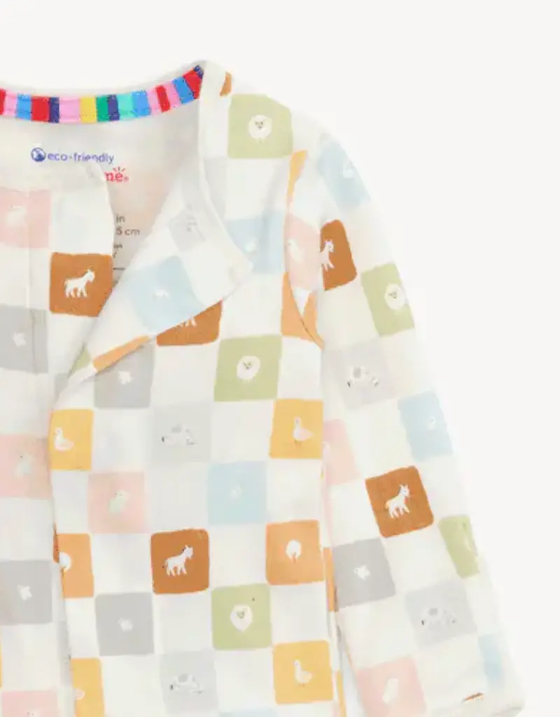 Magnetic Me CHECKMATE ORGANIC COTTON FOOTIE