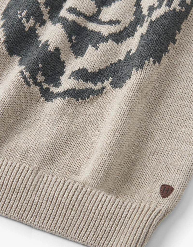 Hatley Kids oatmeal bear crew neck sweater