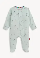 Magnetic Me TEAL SAVANNAH PLAINS MODAL FOOTIE