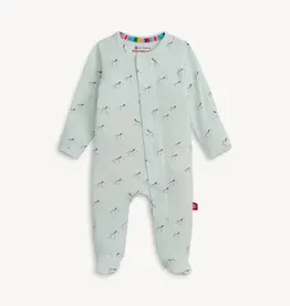Magnetic Me TEAL SAVANNAH PLAINS MODAL FOOTIE