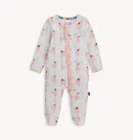Magnetic Me PRETTY PLIES MODAL FOOTIE W/RUFFLE